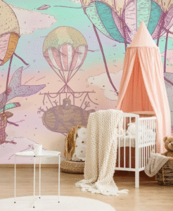 Detská tapeta – motív, farba a textúra steny do detskej izby