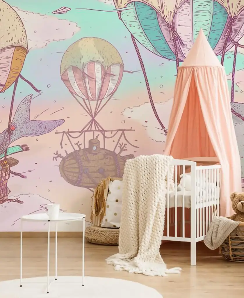 Detská tapeta – motív, farba a textúra steny do detskej izby